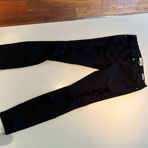 FRAME Denim - black jeans/ ripped style - Skinny Jeans - 28